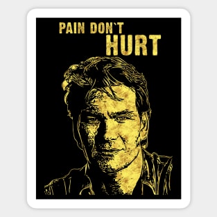 Pain Don`t Hurt - James Dalton [Road House] Abstract Art Style Tribute Sticker